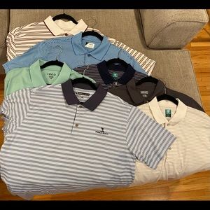 Bundle of 7 golf/work polos